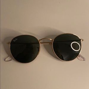 Ray Ban Round Metal Sunglasses